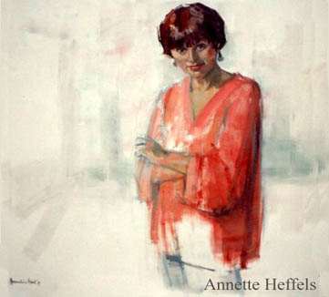 Portrettist portretschilder Annelies Hoek beeldend kunstenaar